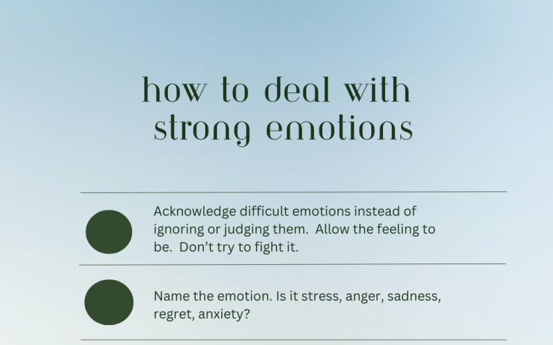 Caregivers can deal with strong emotions